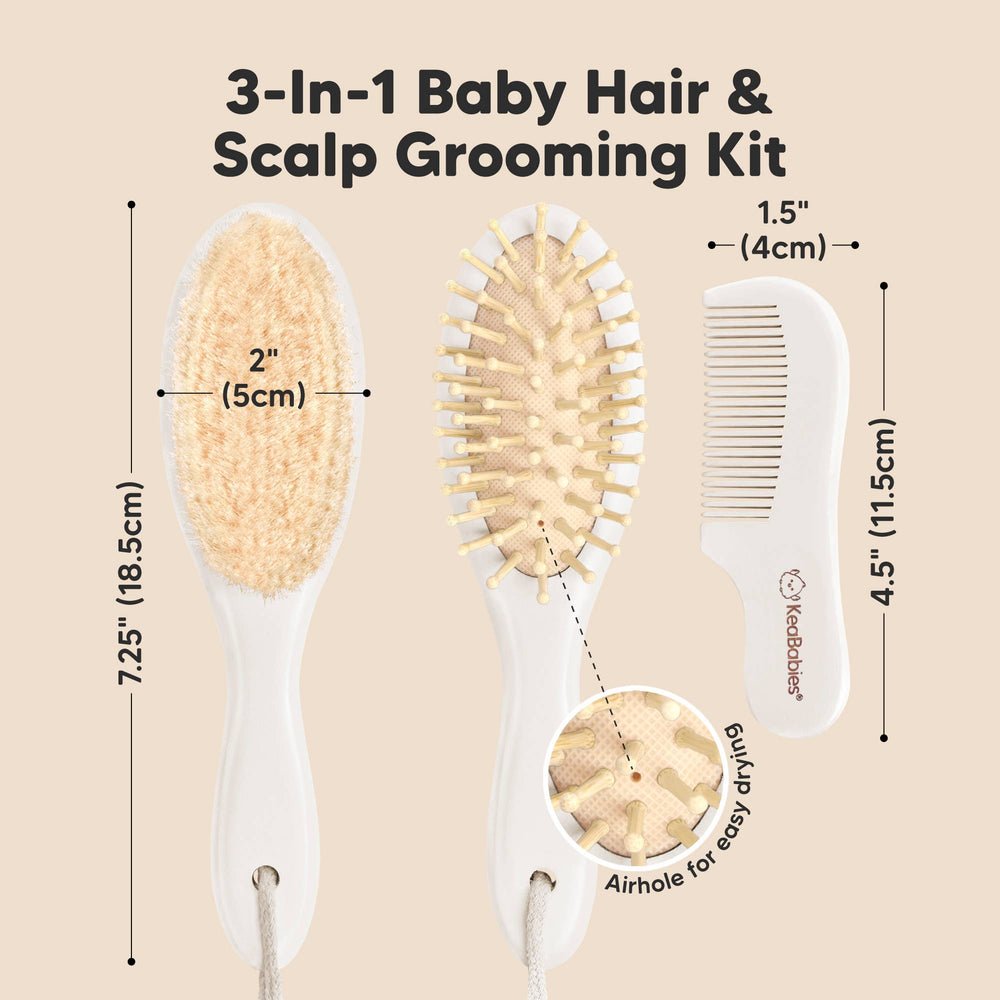 Baby Hair Brush and Comb Set