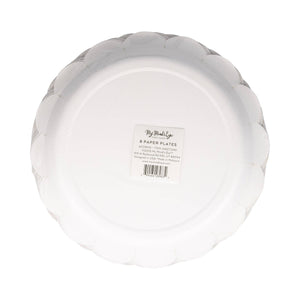AGT1240 - Acorns Scalloped Circle Paper Plate
