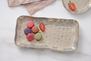 Gold Patterned Tray