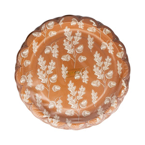 AGT1240 - Acorns Scalloped Circle Paper Plate