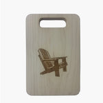 Maple Serving and Cutting Board with Handle - Adirondack Chair