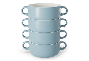 Ceramic Soup Crock - Pale Blue