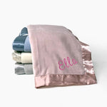 Satin Trimmed Baby Blanket