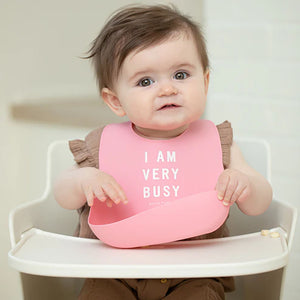 Silicone Bib - Very Busy