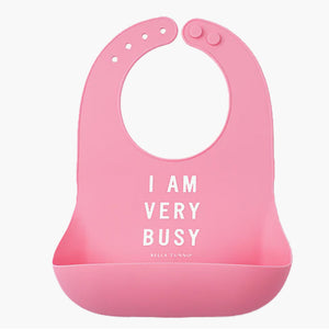 Silicone Bib - Very Busy