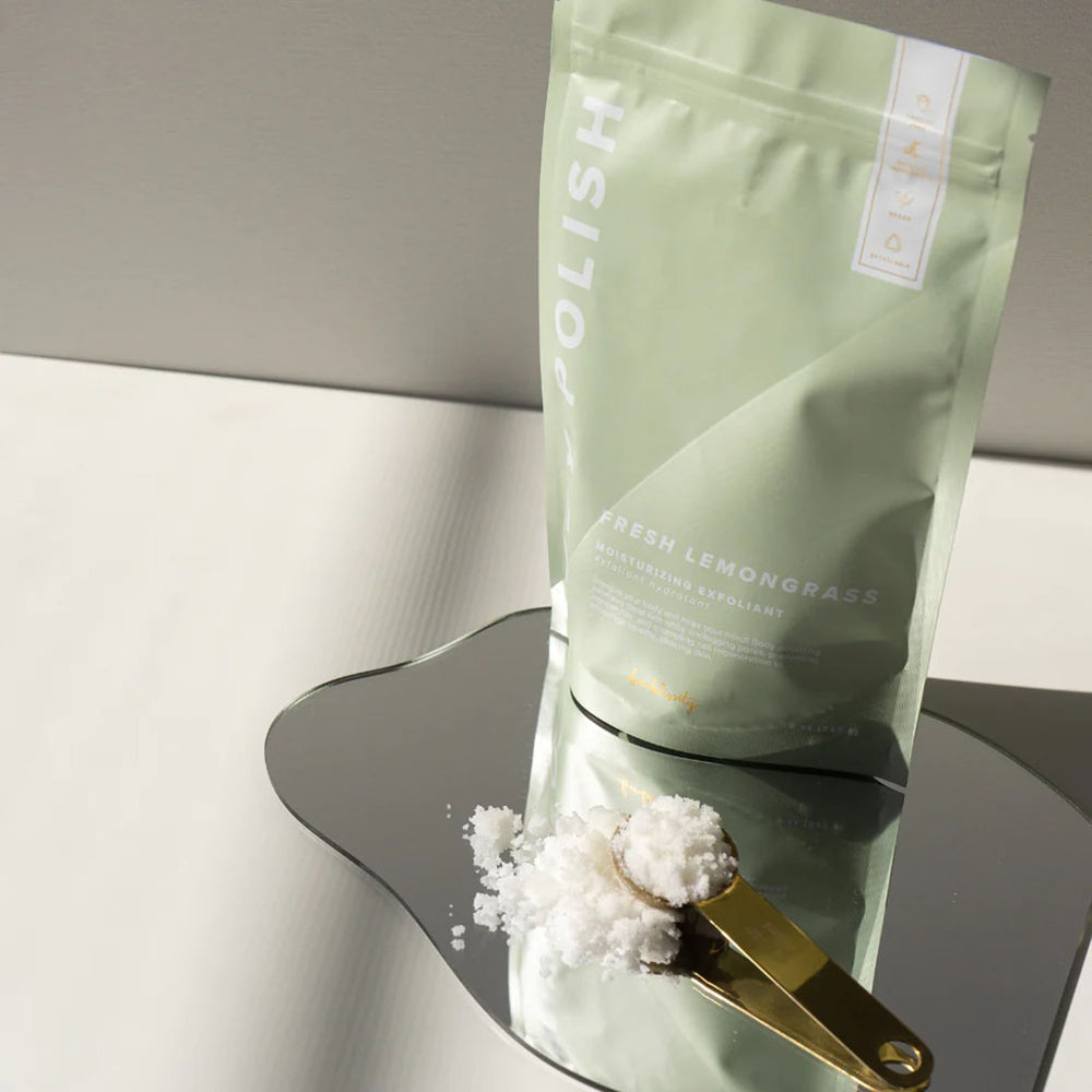 fresh lemongrass body polish scrub