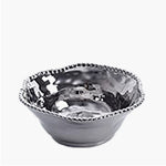 Silver Bowl with Beading