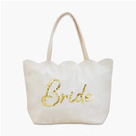 Bride Scalloped Tote