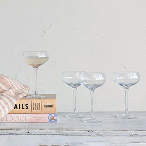 coupe champagne glasses