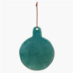 aqua stoneware cheese board