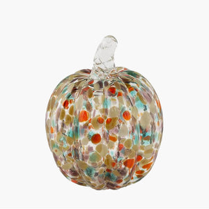 Glass Confetti Pumpkin