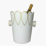 Deco Gold Scallop Ice Bucket