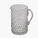 hobnail glass pitcher