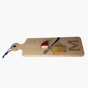 personalized initial bread board