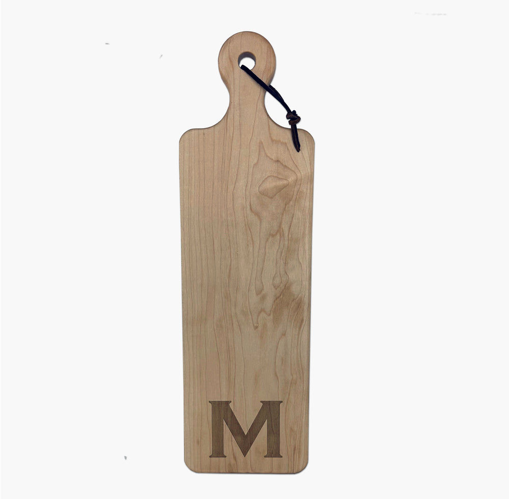 personalized initial bread board