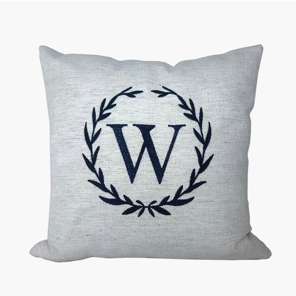 Initial and Date Down Pillow