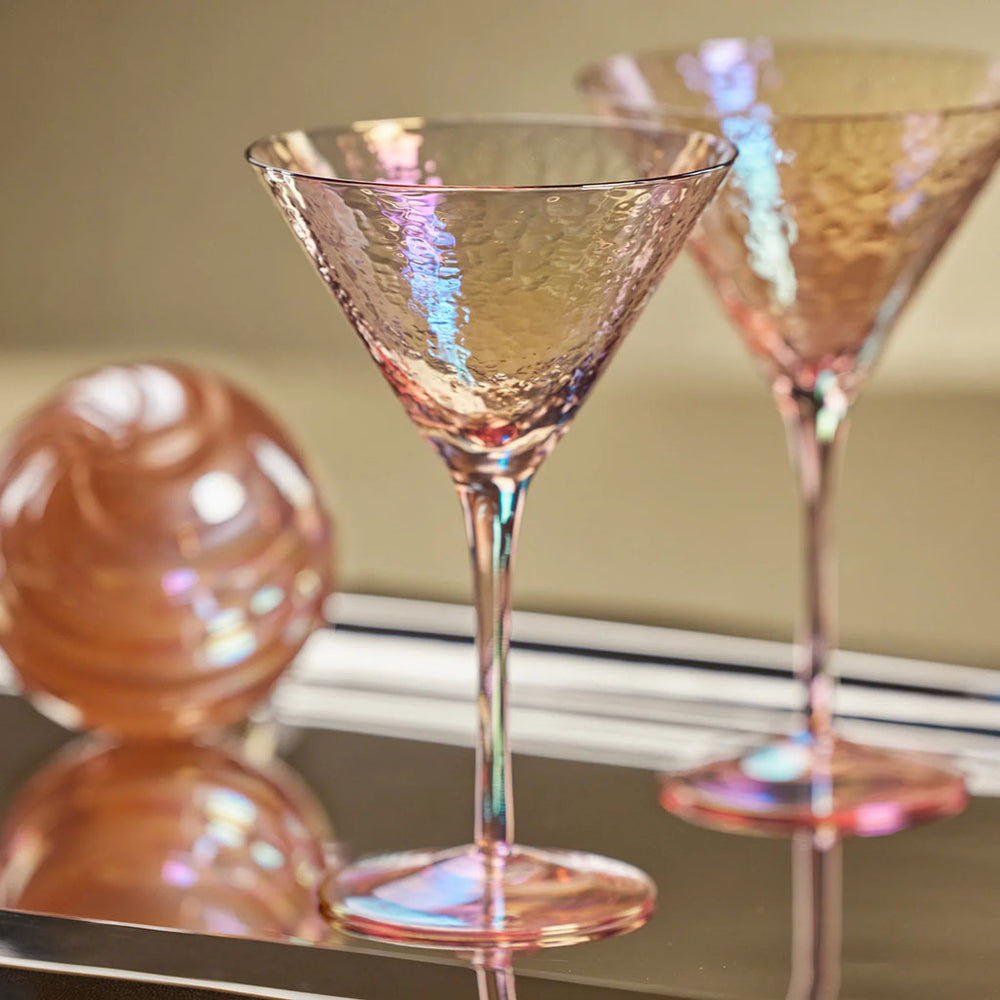 Aperitivo Martini Glass - Luster Pink