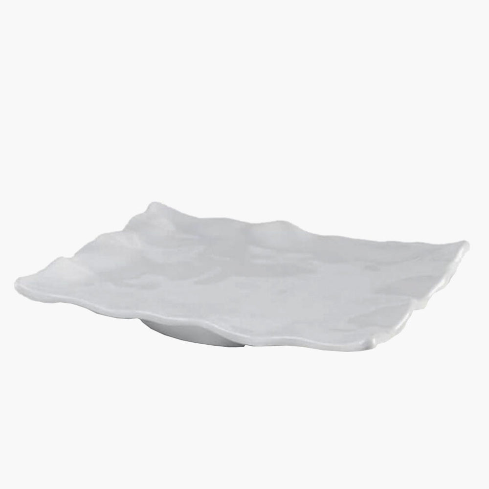 ruffle rectangle melamine platter