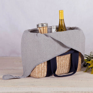 Parisian Picnic Basket - Navy