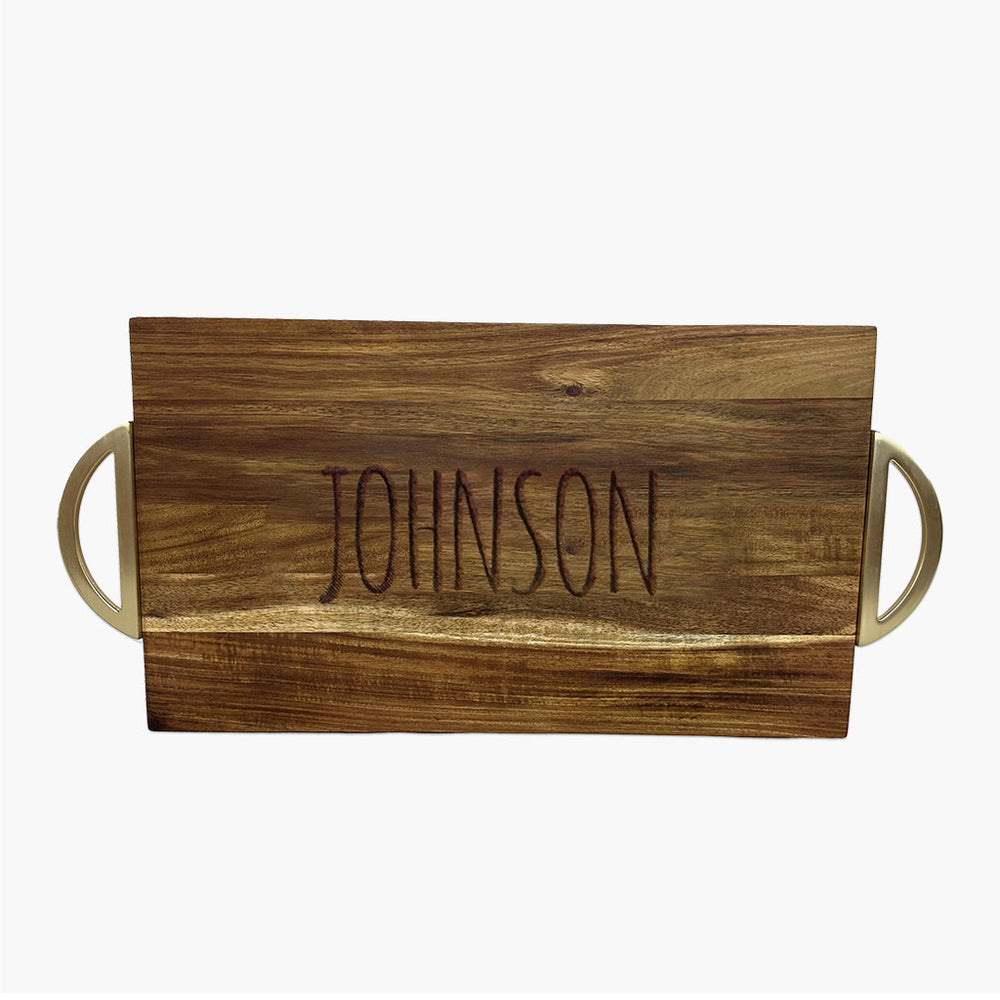 Modern Rectangle Board with Handles
