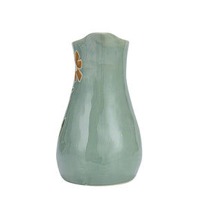 green pitcher front view