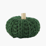Green Crochet Pumpkin