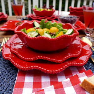 Red Melamine All Purpose Bowl
