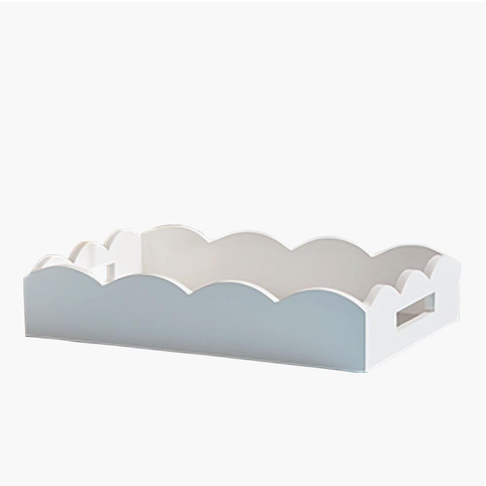 Small White Scallop Tray