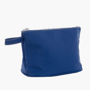 Skipper Coated Canvas Cosmetic Bag - Bluebell