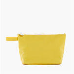 Skipper Coated Canvas Cosmetic Bag - Daffodil