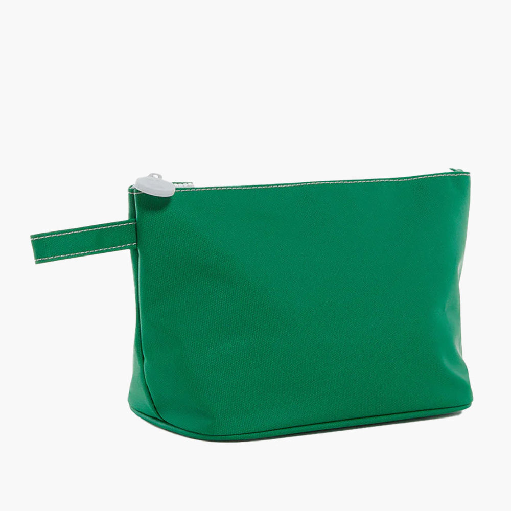 Skipper Coated Canvas Cosmetic Bag - Kelly Green