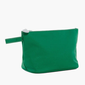 Skipper Coated Canvas Cosmetic Bag - Kelly Green