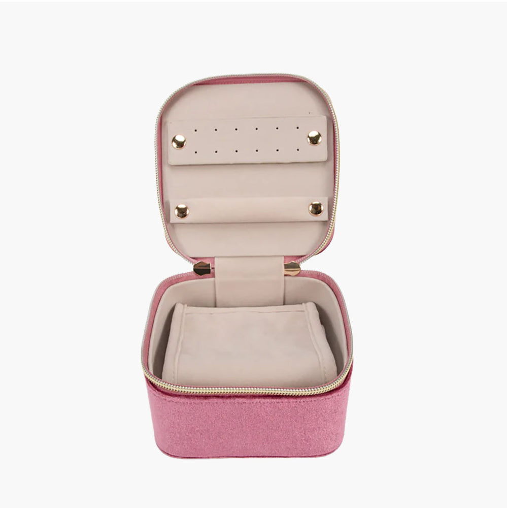 Cube Jewelry Holder - Velvet Berry