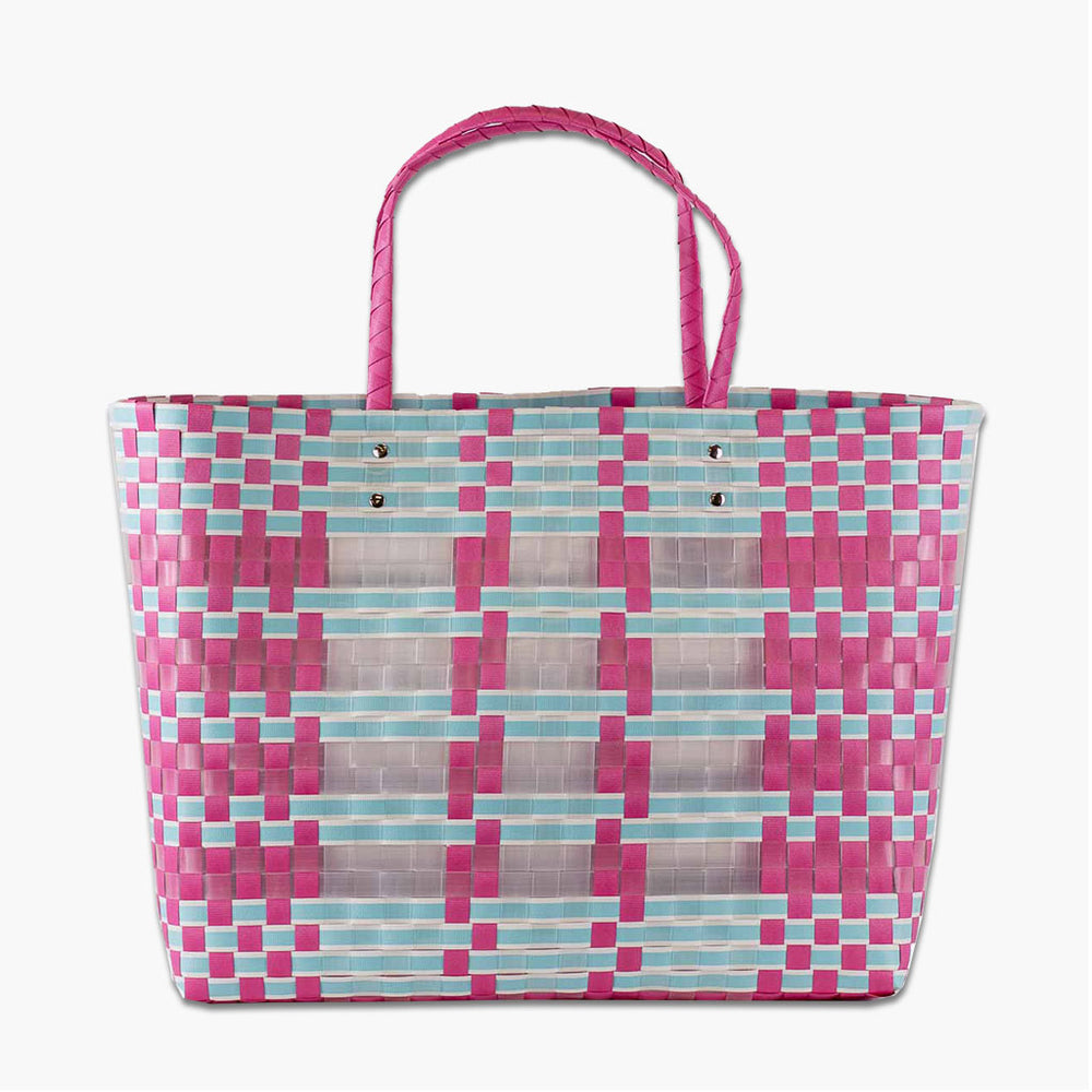 woven beach tote