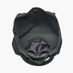 Medium Woven Tote - Olive