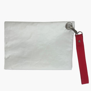 Sailcloth Wristlet - Red Anchor