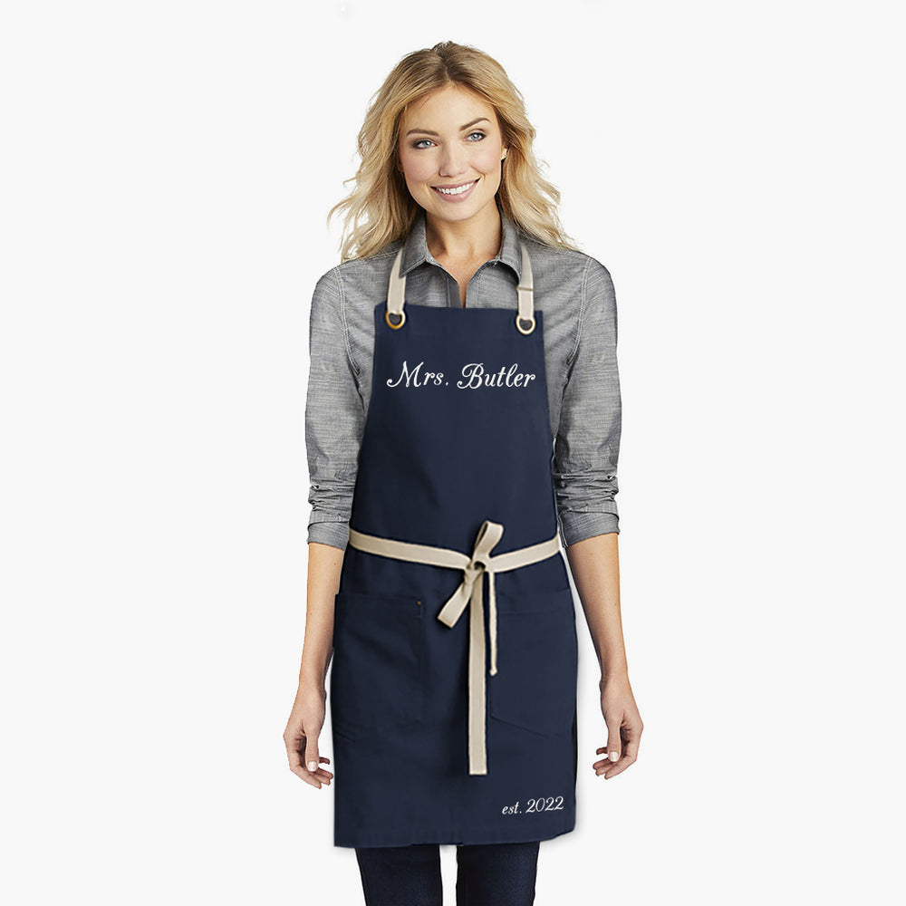 Personalized Wedding Apron