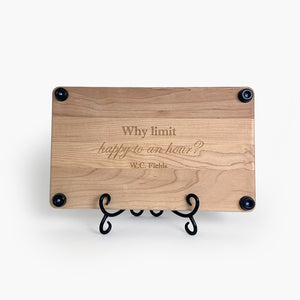Bar's Open Maple Cutting Board