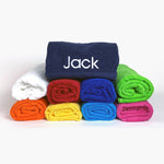 large colorful bath sheet towels