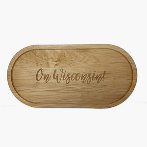 game day party board, serving board, personalized maple board, super bowl party board, college party board