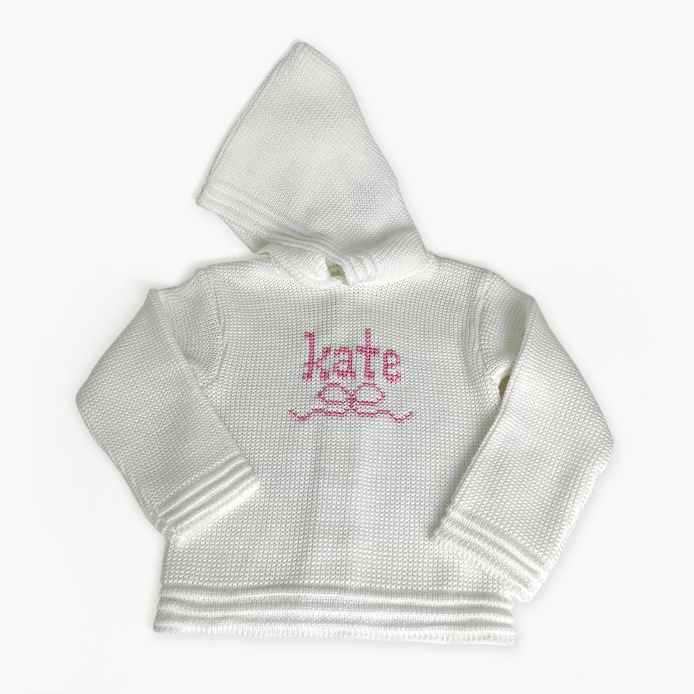 Baby Cross Stitch Personalized Sweater