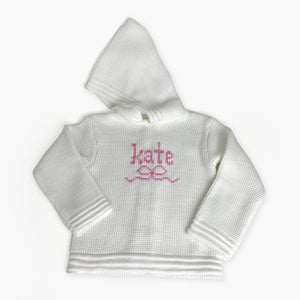 Baby Cross Stitch Personalized Sweater