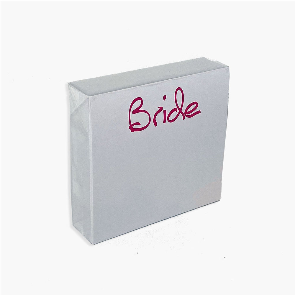 notepad for bride