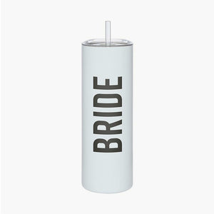 water bottle, tumbler, water bottle with straw, bride water bottle
