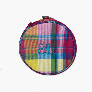 Button Bag - Popsicle Plaid