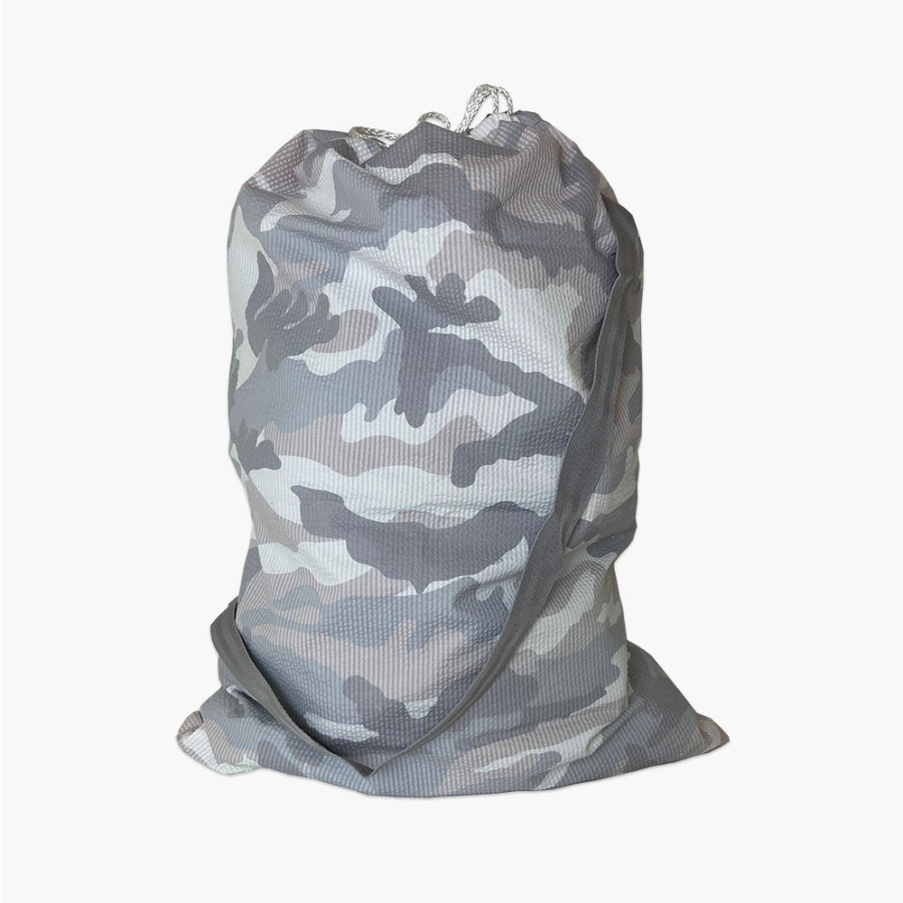 Personalized Catch All Bag - Snow Camo