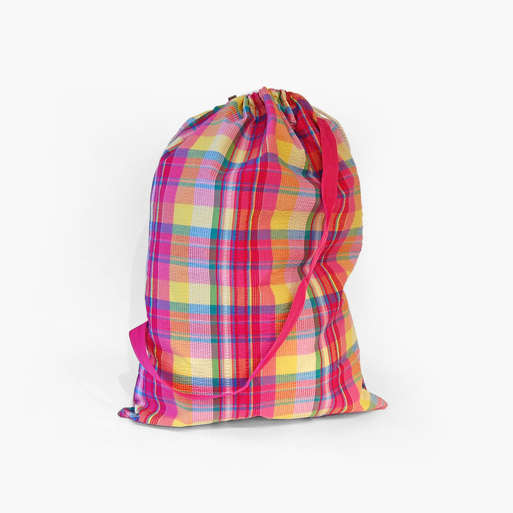 Personalized Catch All Bag - Popsicle Plaid