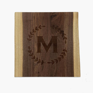 12 x 12 Inch Square Live Edge