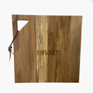 Modern Geo Acacia Wood Board
