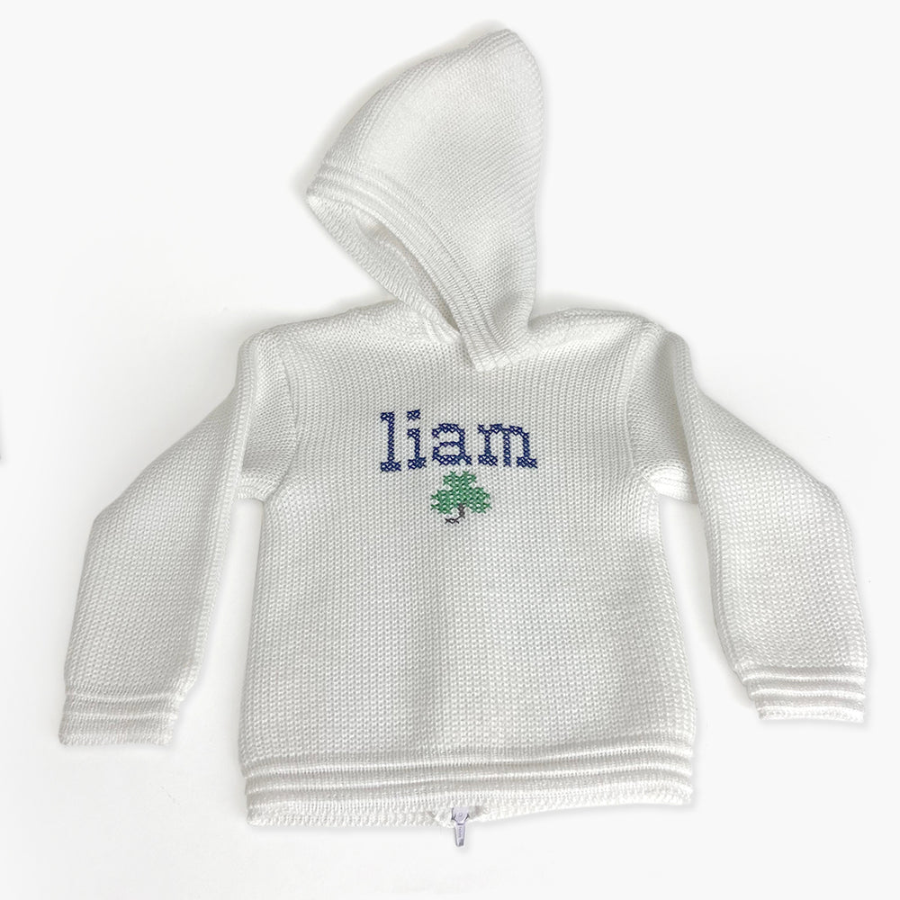 Baby Cross Stitch Personalized Sweater